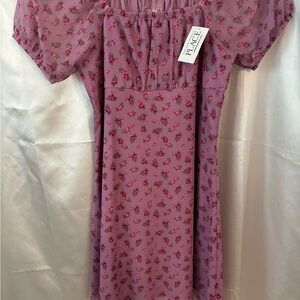 The Children's Place Purple Floral Casual Dress